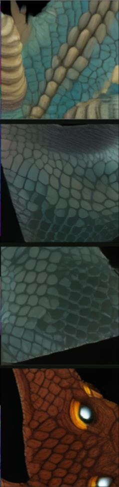 dragon neck scales: result